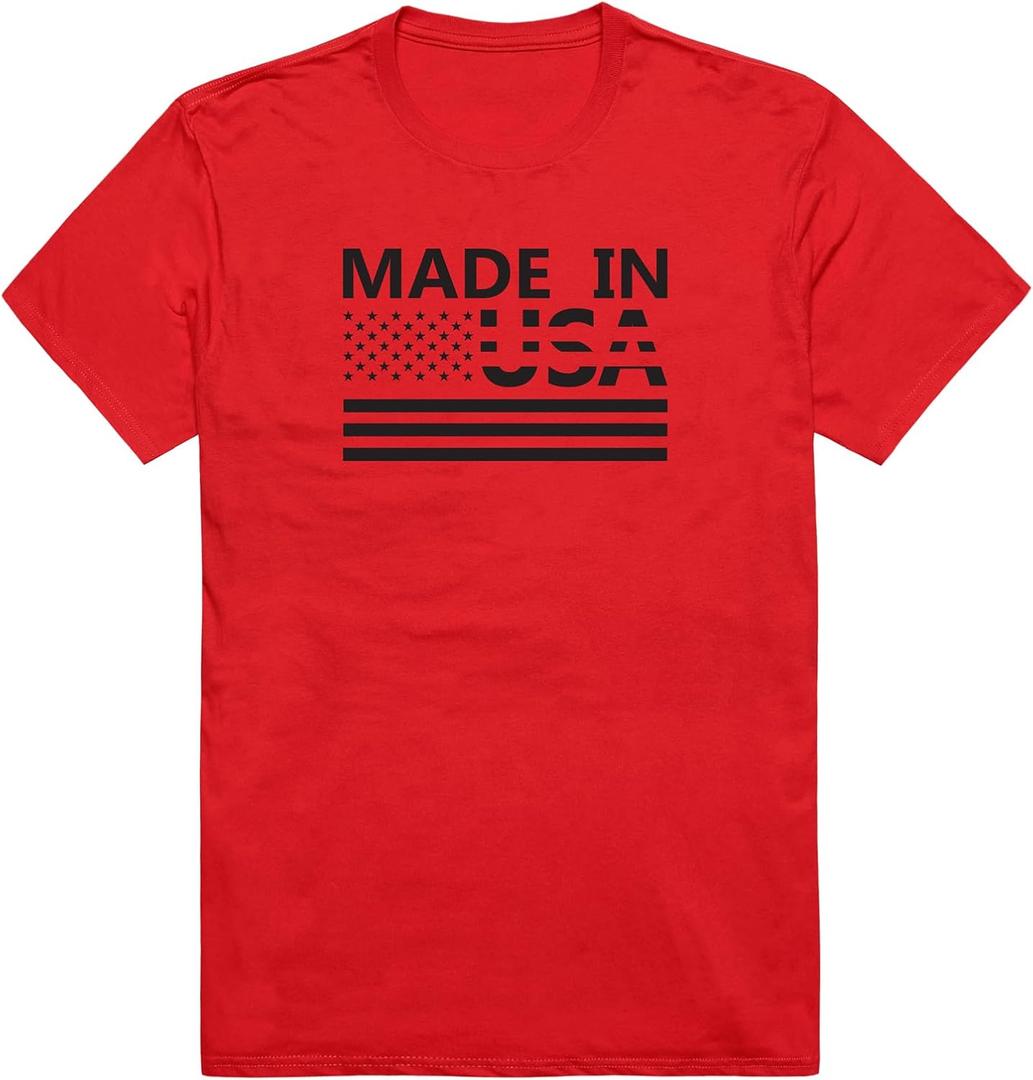 Rapiddominance America Basic Tees (Red, L)
