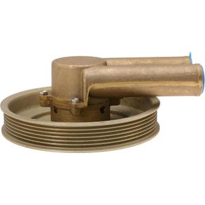 5.7 Crank Mounted Sea Water Pump for Volvo Penta Engines 4.3 5.0 5.7 Replaces 21214599 3862482 3812693 with Serpentine Belt Pulley
