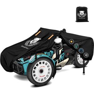 ClawsCover Can-Am Ryker Cover Waterproof Outdoor,Heavy Duty Anti-Fade Tear-Proof Polyester,Compatible with 2010-2022 Can-Am Ryker 600/900/Sport/Rally-92.6Lx59.9Wx48.9H Inch