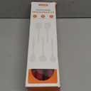 Silicone Kitchen Cooking Utensil Set: U-Taste High Heat Resistant 13.6in Long Kitchen Gadgets, BPA Free Non Stick Rubber Cook Accessories For Stir Frying, Serving, Basting, Mixing (5 Pieces, Red)