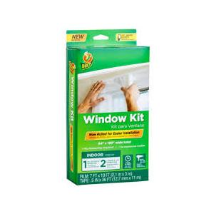 Duck Brand Rolled Window Insulation Kit: 84 in. x 120 in. (Clear)