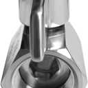 Beduan Mini Ball Valve Stainless Steel(316) 3/8" NPT Male x NPT Female Mini Ball Shutoff Valve