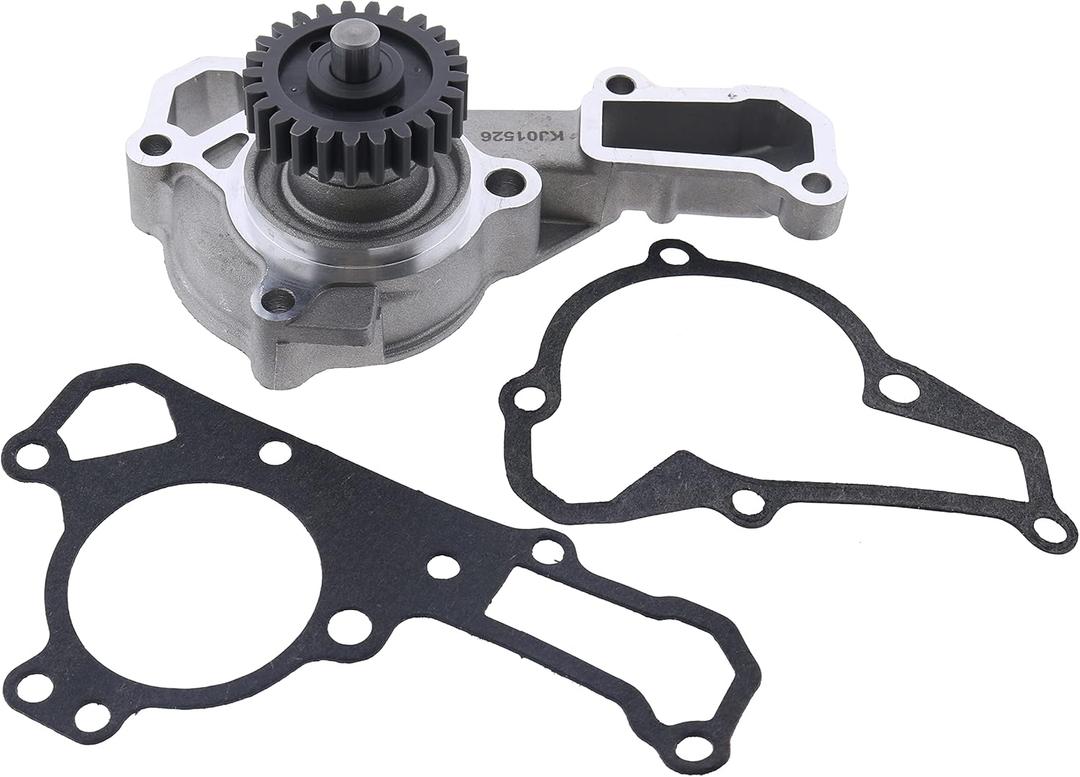 JEENDA Water Pump 49044-2066 With Gaskets 11060-2450 11060-2451 Compatible with Kawasaki FD590V FD611V FD620D FD661D Engine Kawasaki Mule 2500 2510 2520 3000 3010 3020 4000 4010 (water pump gaskets)