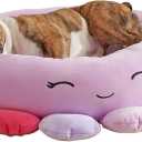 Squishmallows 20-Inch Beula Octopus Pet Bed - Small Ultrasoft Official Squishmallows Plush Pet Bed