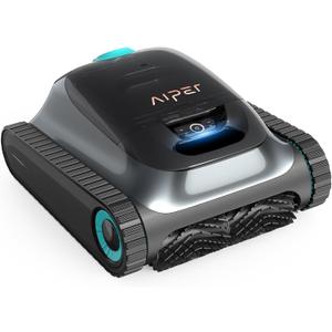 AIPER Scuba S1 Cordless Robotic Cleaner, Smart Navigation for Inground Pools up to 1,600 Sq.ft, Wall and Waterline Cleaning Vacuum