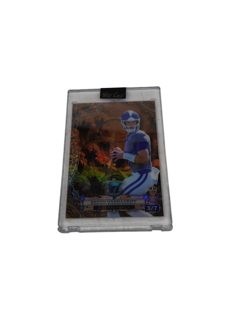 2024 Wild Card ~ 1 Card Studs Football Promo Deck Edition ~ Quarterback Edition ~ Brock Vandergriff -  Hobby Trading Card Box 1 Card