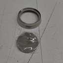Stainless Steel 58mm Dosing Funnel and Espresso Puck Screen Set For 58 mm Portafilter (Silver)