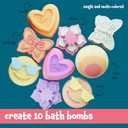 Dan&Darci Soap & Bath Bomb Making Kit for Kids, 3-in-1 Spa Science Kits, Craft Gifts for Girls & Boys Age 6-12 Year Old Girl Crafts: DIY Experiment Toys, Gift for Kid Ages