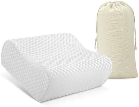AM AEROMAX Travel Contour Memory Foam Pillow, Cervical Pillow for Neck Pain Relief, Neck Orthopedic Sleeping Pillows for Side, Back and Stomach Sleepers. AM AEROMAX Travel Contour Memory Foam Pillow, Cervical Pillow for Neck Pain Relief, Neck Orthopedic Sleeping Pillows for Side, Back and Stomach Sleepers.