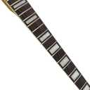 Left Hand Electric Guitar Neck Big Head Yellow Lacquer Finish, 22 Fret 628mm Maple Big Heads Electric Bass Necks Square inlay,Normal nut,Bolt on heel