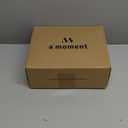 a moment Blue 4 Pack Throw Pillow Covers - Chenille & Velvet Set with Piping, Farmhouse Textured Design Cushion Cases for Couch Sofa Bed (20x20 Inch, No Insert)