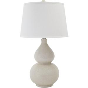 Signature Design by Ashley Saffi 31" Ceramic Table Lamp with Double Gourd Base, Cream