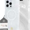 Cocomii - Rectangle Case Compatible with iPhone 16 Pro - Compatible with MagSafe, Opalescent Pearl, Glitter Sparkle, Glossy, Magnetic Phone Case for iPhone 16 Pro 6.3 inch, Opal Nebula