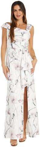 R&M Richards Women's Ivory Radiance Column Dress Size ,10P