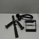 Cable Machine Attachment Set LAT Pulldown Attachments Weight Machine Accessories for Home Gym (Black-4.0)