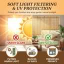HIAPES Bamboo Blinds for Interior Window, Bamboo Shades for Indoor Windows, Easy Install Roller Shades for Indoor Window and Outdoor Patio 72"L x 36"W