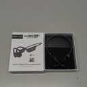 Swimming headphones-bone conduction headphones, IP68 waterproof built-in MP3 player 32G memory, underwater swimming headphone, wireless open Earphones Bluetooth 5.4, for running, cycling (black)