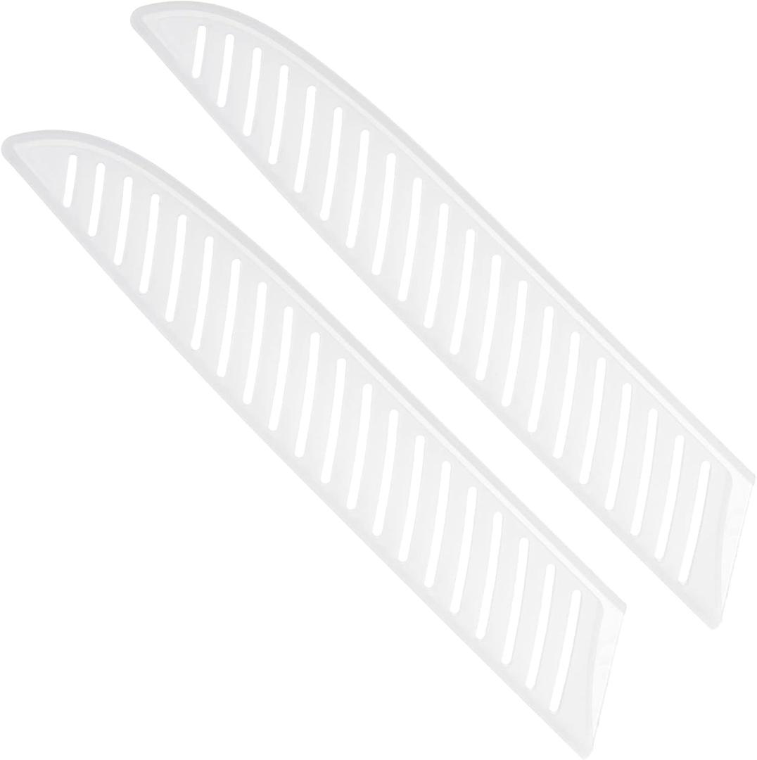 PATIKIL PP Safety Knife Sheath for 8 x 1.1 Inch (LxW) Bread Knife, 2 Pack Blade Protector Blade Protector Universal Knife Sheath for Kitchen, White