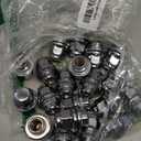 12x1.5 Lug Nuts 20 Pcs Chrome Closed End Mag Style Lug Nuts with Washer 13/16" (21mm) Hex Compatible with Toyota Camry/Corolla/Tacoma Lexus