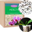 Natural 1-2CM Hard Chunky Perlite 10QT for Plants Horticultural Coarse Organic Pearlite Bulk Potting Mix Garden Soil Amendment for Enhanced Drainage and Ventilation for Orchid, Dendrobium, Araceae