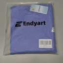 Endyart Men's UPF 50+ Sun Protection Hoodie Shirts UV SPF Long Sleeve Rash Guard Fishing Swim Shirts Quick Dry, Size L, Blue