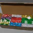 JOYIN 36PCS Christmas Fancy Foil  Holder Boxes with Ribbon, 4.5" x 3.25" x 0.4" Money Cash Envelopes Card Box for Gift Giving, Xmas Party Birthday Present Wrapping Decor, 12 Designs, 6 Colors