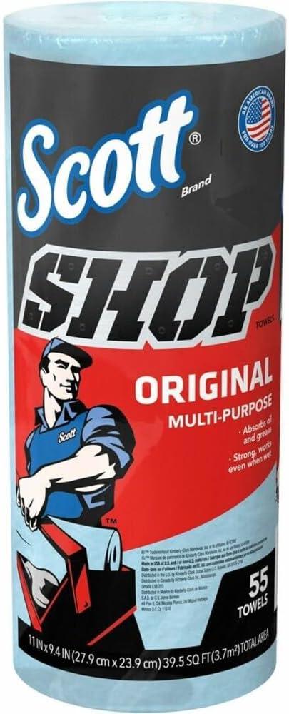 Scott Shop Original Towel Roll (75147), 55 Count (Pack of 1)