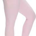 NANJI High Waisted Leggings with Pockets for Women - Buttery Soft, Stretch Yoga Pants, Squat Proof Casual Workout Leggings (Pink, XL)