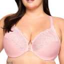 Glamorise Women's Plus Size Front-Close T-Back Wonderwire Underwire #1246 (38D)