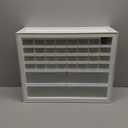 IRIS USA Small Parts Storage Cabinet, Made in USA, 36-Drawer Organizer for Screws, Nuts & Bolts, Electronics, Hardware, Beads, Crafts, Scrapbook Art Hobby, Teacher Toolbox, Garage Storage White