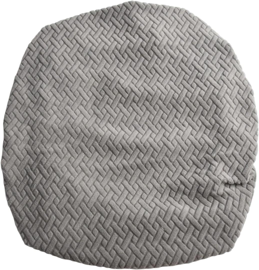 Elastic Fabric Chair Cover for Home (Medium Grey)