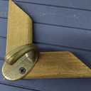 CA 24x10 Wood Mount with Metal Hooks Art