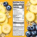 HAPPYTOT Organics Stage 4 Baby Food Pouches, Gluten Free, Super Morning Fruit & Oat Blend, Bananas, Blueberries, Yogurt, Oats & Chia, 4 Oz (Pack of 8)