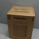 Pukomc Bathroom Trash Can with Lid3.5 Gallon Motion Sensor Waterproof Touchless Garbage Can, Smart Plastic Trash Bins Suitable for Kitchen, Bathroom, Bedroom, Living Room, Office Beige