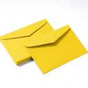 50 Pack Yellow Envelopes 5-1/5 x 7-1/5 Envelopes A7 Invitation Envelopes for Personalize Gift Cards, Wedding, Baby Shower, Mailing, Birthday Party