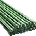 BTSD-home Garden Stakes 30 Inches Steel Plant Stakes Sturdy Tomato Stakes, Pack of 25