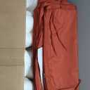 Chaise Lounge Cushions Outdoor Set of 4 - Waterproof and Fade Resistant Sun Lounger Replacement Cushions - Patio Lounger Pads with Removable Cover for Pool, Deck, 72 x 21 x 3 Inch, Rust