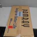 Pamray 32 Inch Small Computer Desk with 2 Drawers for Bedroom Study Writing Home Office Table for Small Spaces White