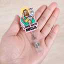 3 x Lord Have MRSA Funny Nurse Badge Reel, Cute Retractable ID Card Badge Holder, Name Tag Medical Badge Buddy for RN LPN CNA MA BSN Pediatric Nursing Student Teacher Doctor Healthcare Workers, Nurse Gift