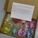 8 Pack Jumbo Glitter Mochi Squishy Toys Animals Squishy Stress Relief Toys Kids Party Favors