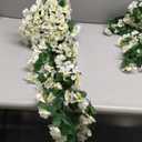 Artificial Fake Hanging Flowers Plants Trailing Vines, 9 Pieces