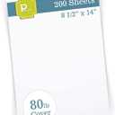 Printure Pure White Legal Size Cardstock (8 1/2 X 14) - Heavyweight 80lb Cover - Great for Menu Paper, Documents, & Programs (200 Sheets)