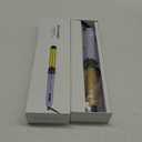 Rotating Curling Iron, ZAVAREA 1 1/4 Inch Automatic Curling Iron Self Curling Wand with Extra Long Barrel for Medium and Long Hair, Dual Voltage Auto Rotating Hair Curler for Curls and Waves (Purple)