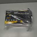 TitanFlex Heavy Duty Black Industrial Nitrile Gloves with Raised Diamond Texture, Latex Free (6mil/8mil) (02 8mil (100ct))