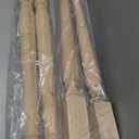 Btowin 29x2.3x2.3inch Solid Wood Slim Dining Table Legs, 4 Pcs, Unfinished