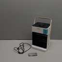 Portable Air Conditioners for Bedroom, Dual Motor Evaporative Air Cooler with 3 Speeds & 3 Mist, 7 Color Night Light Cooling Fan with 2-8H Timer, 1100ML Personal AC Unit for Office Room