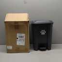 Dog Poop Trash Can Outside 20L with Waste Bags Outdoor Dog Poop Trash Can for Backyard with Lid Odorless Waterproof Foot Pedal and Removable Inner Bucket