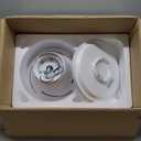 Dreo Ceiling Fans with Lights, 12 Speeds & 3 Fan Modes, Quiet DC Motor, Low Profile Easy to Install, Flush Mount Smart Ceiling Fan with Dimmable LED, 12H Timer for Bedroom, Remote, White, 44''