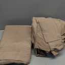 Bedsure Deep Pocket Queen Sheets Set - Fits Mattresses Up to 21 Inches Thick - 4 Piece GentleSoft Bed Sheets, Moisture Wicking, Soft & Cooling Bedsheet & Pillowcases, Easy & Secure Fit, Brown