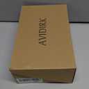 Women's Square Open Toe Heeled Sandals Two Strap Mules Slip On Block Chunky Mid Heels Sandals (6.5, Black)